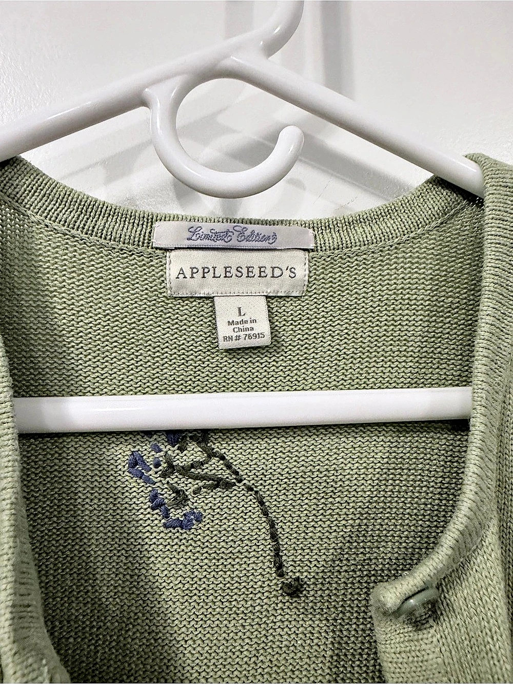 Cottagecore Embroidered Cardigan - Picture 6 of 10